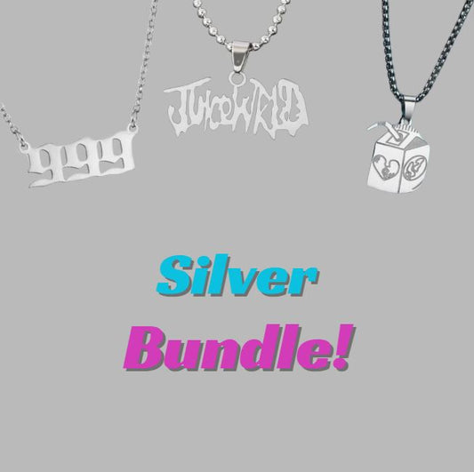 Silver Bundle (3 Juice WRLD Necklaces)