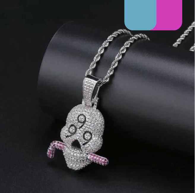 Juice wrld store skull chain